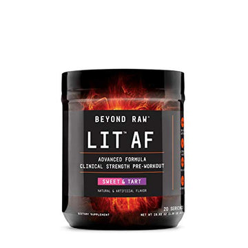 BEYOND RAW LIT AF | Advanced Formula Clinical Strength Pre-Workout Powder | Contains BEYOND RAW buy supplements canada