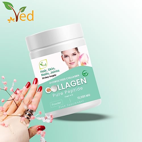 Collagen Peptides Powder Supplement, Support Joint, Bone, Skin, Muscles, Hair, Nail Growth Ved buy supplements canada