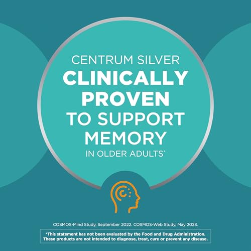 Centrum Silver Multivitamin for Men 50 Plus, Multimineral Supplement, Vitamin D3, B-Vitamins and Zinc, Gluten Free, Non-GMO Ingredients, Supports Memory Centrum buy supplements canada