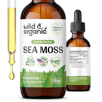 Sea Moss - Organic Sea Moss Liquid Drops - Irish Sea Moss Supplement - Seamoss Wild & Organic buy supplements canada
