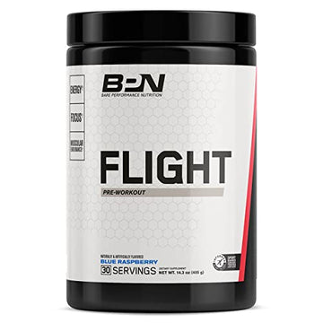 Bare Performance Nutrition, BPN Flight Pre Workout, Blue Raspberry, 30 Servings BARE PERFORMANCE NUTRITION buy supplements canada
