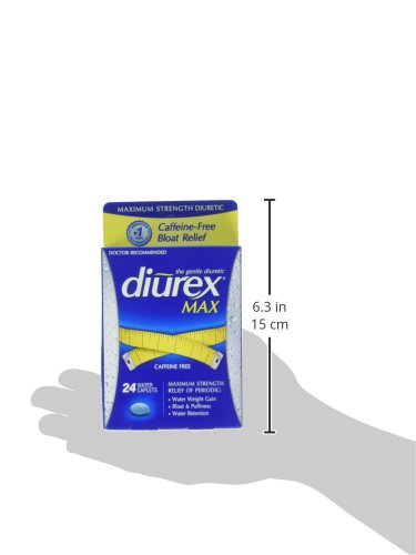 Diurex Max Water Pills - Maximum Strength Caffeine Free Diuretic - Relieve Water Bloat - 24 Count Diurex buy supplements canada