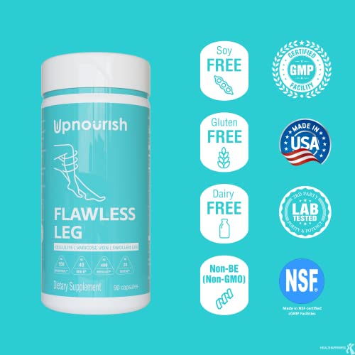 UpNourish Anti Cellulite Supplements - Varicose Veins Support, Restless Leg Relief UpNourish buy supplements canada