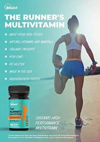 The Runner's Multivitamin-Organic High Performance Multivitamin Made Specifically for Runners, 2 Months Supply The Runner's Multivitamin buy supplements canada