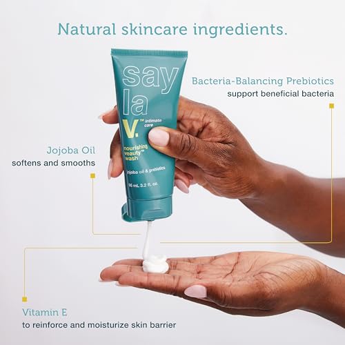 SAY LA V. Nourishing Veauty Feminine Wash, Intimate Vulva Hygiene with Prebiotics, Jojoba, Vitamin E SAY LA V buy supplements canada