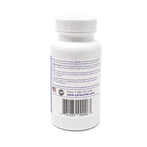 Carson Life Anti Cellulite Detox Pills Helps Prevent and Eliminate Cellulite - Supplement Carson Life buy supplements canada