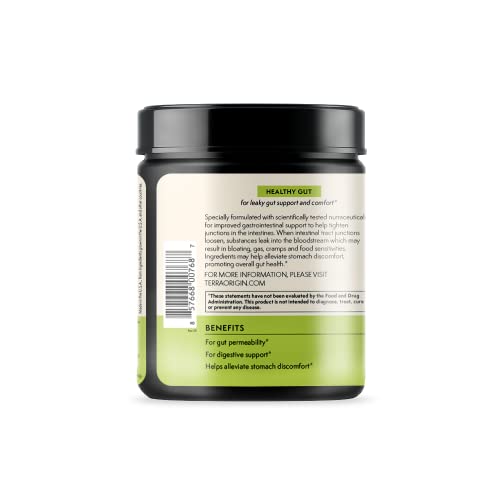 Healthy Gut Green Apple | 30-Servings with L-Glutamine, Zinc, Glucosamine, Slippery TERRA ORIGIN buy supplements canada