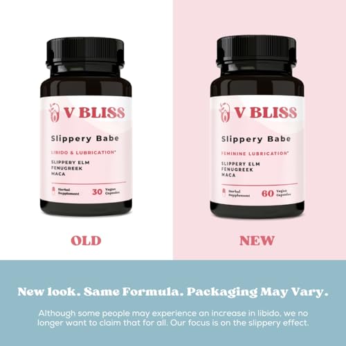 V Bliss Slippery Babe Vaginal Moisturizer Capsules | Relieves Vaginal Dryness with Slippery Elm V Bliss buy supplements canada