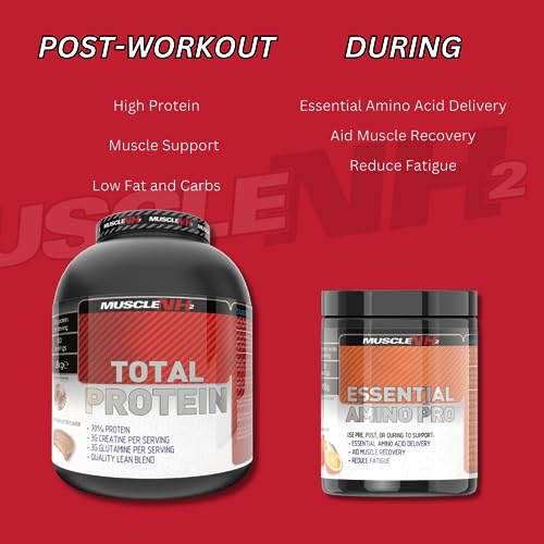 Muscle Nh2 Total Protein, Whey Protein Powder with Creatine Monohydrate and Glutamine Muscle Growth MuscleNh2 buy supplements canada