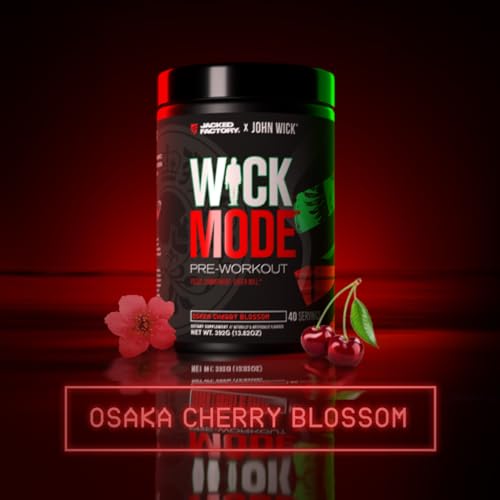 Jacked Factory X John Wick - Wick Mode Pre Workout Powder - Intense Energy, Battle-Rea Jacked Factory buy supplements canada