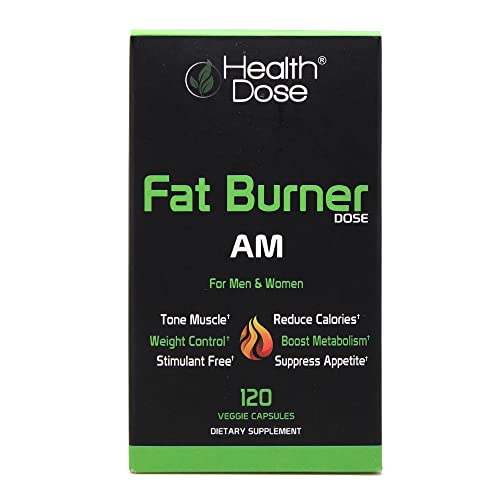Health Dose Fat Burner AM. Weight Control & Metabolism Boost. For Active Lifestyles. Health Dose buy supplements canada
