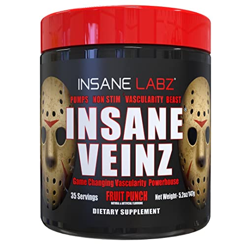 Insane Labz Insane Veinz Non Stimulant NO Enhancing Powder, Nitric Oxide Booster Insane Labz buy supplements canada