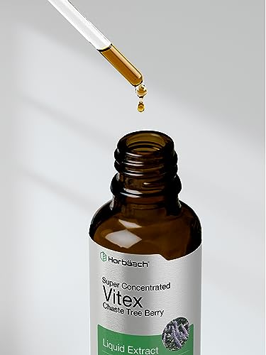 Vitex Berry Chasteberry Extract | 2 fl oz | Super Concentrated | Alcohol Free Chaste Tree Horbäach buy supplements canada