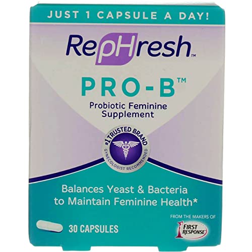 RepHresh Pro-B Vaginal Probiotic Feminine Supplement One Bottle 30 Count Rephresh buy supplements canada