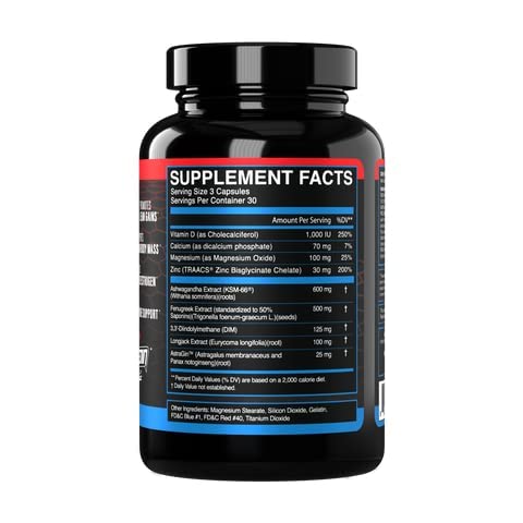 eFlow Nutrition Enflux Natural T Support with KSM-66 Ashwagandha - Supplement eFlow Nutrition buy supplements canada