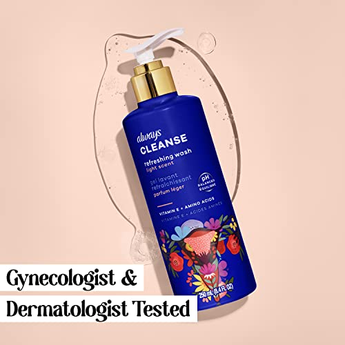 Always Cleanse Feminine Intimate Wash For Women, Ph Balanced For Skin, Lightly Scented Always buy supplements canada