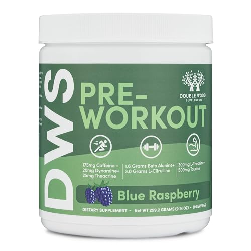 Pre Workout Powder for Men & Women (30 Servings of Caffeine, Beta Alanine, L-Citrulline Double Wood Supplements buy supplements canada