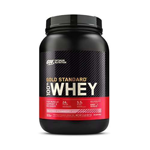 Optimum Nutrition Gold Standard 100% Whey Protein Powder, Delicious Strawberry Optimum Nutrition buy supplements canada
