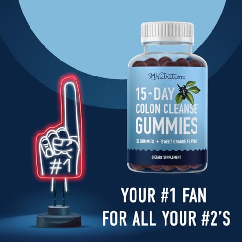15 Day Colon Cleanse & Detox Gummies | Occasional Constipation & Bloating Relief SMNutrition buy supplements canada