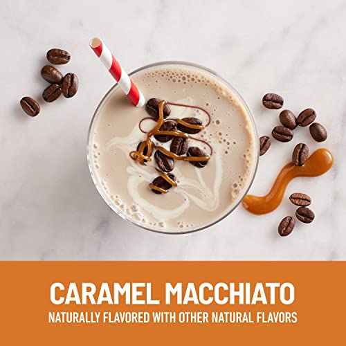 SlimFast Protein Shake with Caffeine, Caramel Macchiato- 20g Protein, Meal Replacement SlimFast buy supplements canada