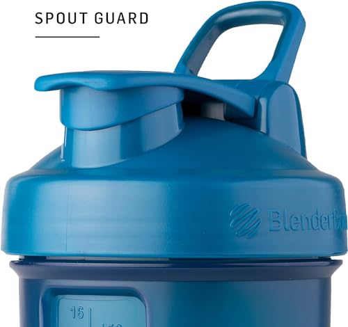 BlenderBottle Shaker Bottle with Pill Organizer and Storage for Protein Powder, Classic V2 ProStak System Blender Bottle buy supplements canada