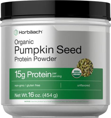 Pumpkin Seed Protein Powder Organic | 16 oz | Vegetarian, Gluten Free, and Non-GMO Horbäach buy supplements canada