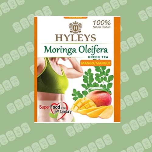 Hyleys Tea Moringa Oleifera with Mango Flavor - 50 Tea Bags (6 Pack - 300 Tea Bags total) (Miracle Tree Tea) HYLEYS buy supplements canada
