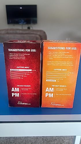Total Tea Detox Tea & Energy Tea Set - 25 Day Detox Tea - Herbal SIim Tea Total Tea buy supplements canada