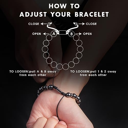 CARITATE Magnetic Hematite Bracelet for Women and Men, Healing Energy Beaded Bracelet CARITATE buy supplements canada