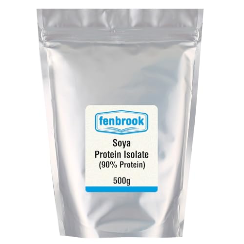 SOYA Protein Isolate (90% Protein) 500g by Fenbrook, Unflavoured, Vegan Protein Shake Fenbrook buy supplements canada