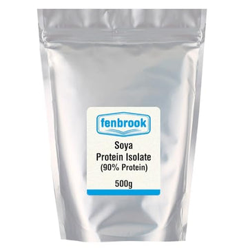 SOYA Protein Isolate (90% Protein) 500g by Fenbrook, Unflavoured, Vegan Protein Shake Fenbrook buy supplements canada