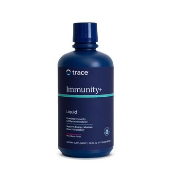 Trace Minerals Immunity+ - Liquid Supplement for Healthy Body & Immune Support - Elderberry Multivitamin - Formulated with Ionic Trace Minerals - Sugar-Free - Mixed Berry - 30 fl oz (30 Servings) Trace Minerals buy supplements canada