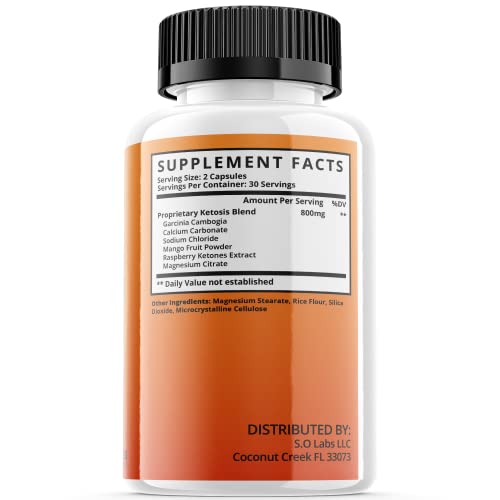 (3 Pack) Keto GT Weight Manaement Pills Advanced Formula Pastillas dr Tablets 800mg S.O Labs buy supplements canada