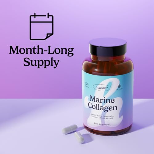 Humanz Collagen Capsules - Marine Collagen with Vitamin C - Collagen Supplements for Women & Men Humanz buy supplements canada