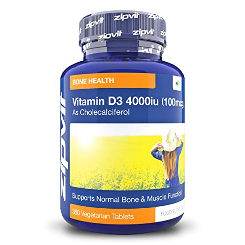 Vitamin D 4000iu 360 Micro Tablets. Vegetarian Society Approved. 12 Months Supply Zipvit buy supplements canada