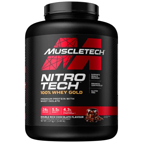 MuscleTech NitroTech 100% Whey Gold Protein Powder, Build Muscle Mass, Whey Isolate Protein Powder Muscletech buy supplements canada