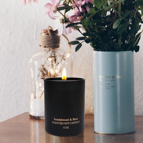Sandalwood Rose Scented Candles, Christmas Birthday Candle Gifts for Women, Best Friends Kelly's Custom Candles buy supplements canada