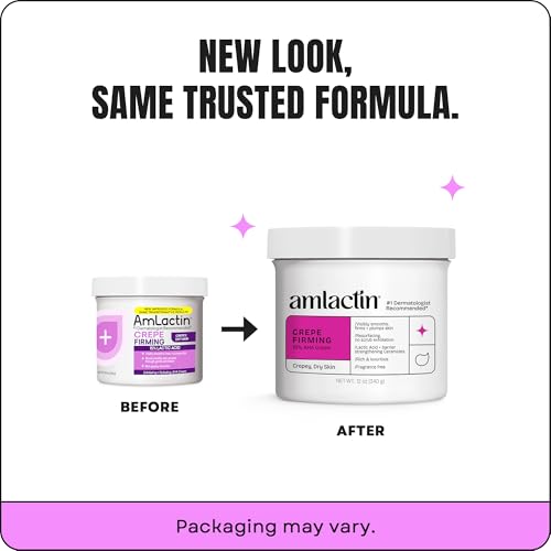 AmLactin Crepe Firming Cream - Therapeutic Skin Tightening Cream for Body – No-Scrub Exfoliator and Moisturizer AmLactin buy supplements canada