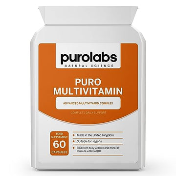 Puro Multivitamin - 34 Multivitamins & Minerals - Daily Complex for Men & Women Purolabs buy supplements canada