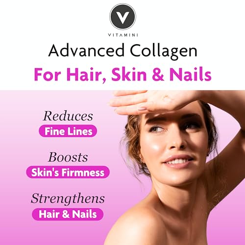 Premium Collagen Supplements for Women - High Strength Marine Collagen with Hyaluronic Acid, Biotin, Vitamin C & E V Vitamini buy supplements canada