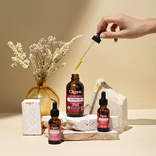 Cliganic Organic Jojoba Oil, 100% Pure (4oz) | Moisturizing Oil for Face, Hair, Skin & Nails Cliganic buy supplements canada