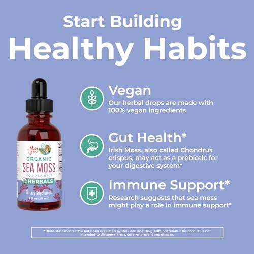 MaryRuth's Irish Sea Moss Liquid Drops | Sugar Free | SeaMoss for Gut Health and Immune MaryRuth Organics buy supplements canada
