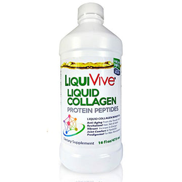 LiquiVive Liquid Collagen Protein Peptides Concentrate | Pure Hydrolyzed Super Multi Collagen Life Miracle buy supplements canada
