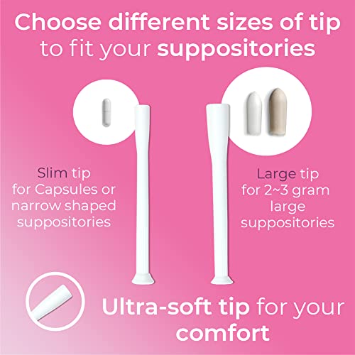 Natureland [20/40 Pack Vaginal Suppository Applicators for Women,Soft Tip Auxiliary Tool for Pills Natureland buy supplements canada