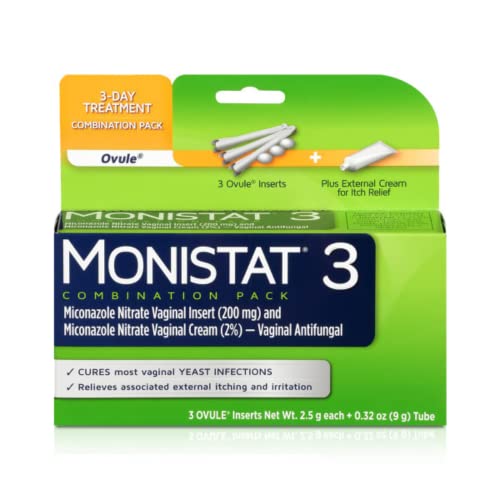 Monistat 3-Day Yeast Infection Treatment | Ovules + Itch Cream Monistat buy supplements canada