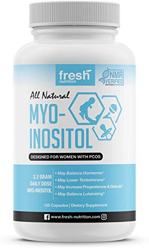 Myo-Inositol - PCOS - 2200mg Strongest NMR Verified - 120 High Potency Powder Fresh Nutrition buy supplements canada