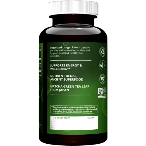 MRM Matcha Green Tea Capsules 60 Servings MRM buy supplements canada