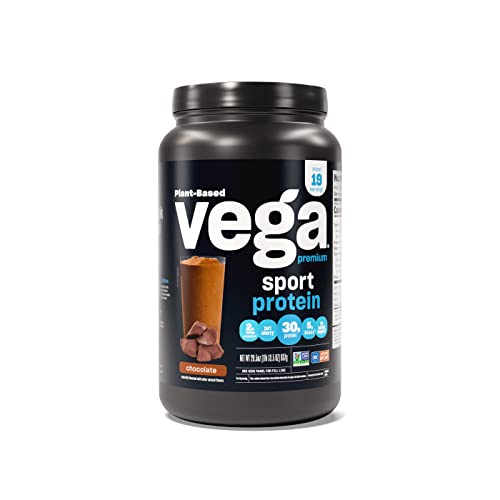 Vega Premium Sport Protein Chocolate Protein Powder, Vegan, Non GMO, Gluten Free Vega buy supplements canada