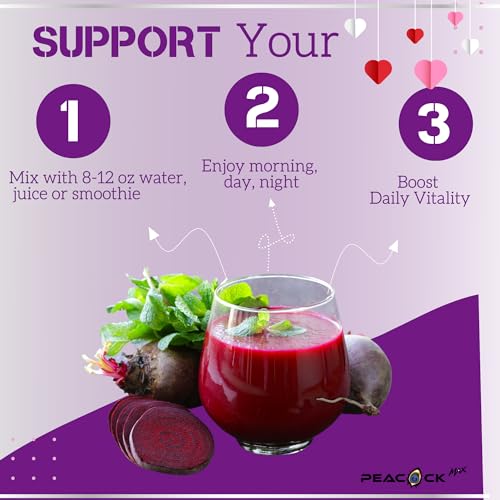 Peacock Max Superfoods Blend Immunity Support Vegan Gluten Free (Beets Nitric Oxide B12 Powder) Peacock Max buy supplements canada