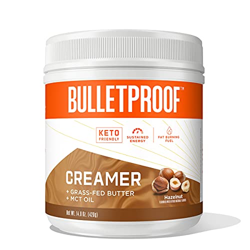 Bulletproof Hazelnut Creamer, 14.8 Ounces, Keto Coffee Creamer with MCT Oil and Grass Bulletproof buy supplements canada